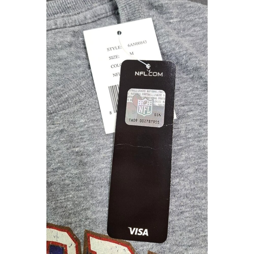 New York Giants T-Shirt NFL Grey Size Men Medium Football New With Tags NY Gray - Picture 6 of 7